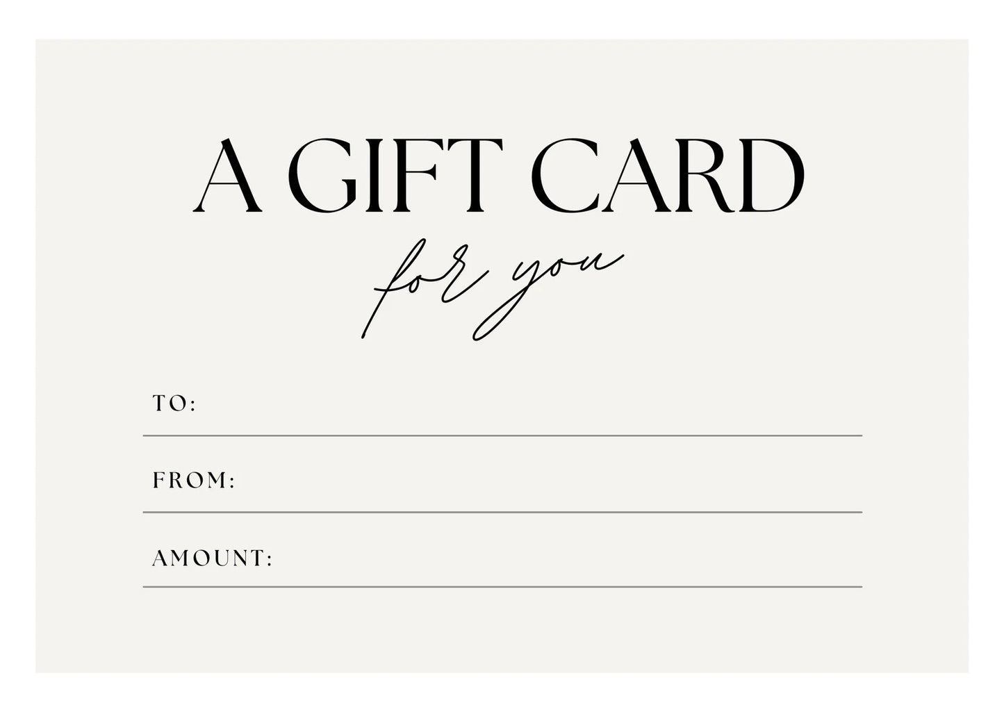 Chefs' Haven Gift Card