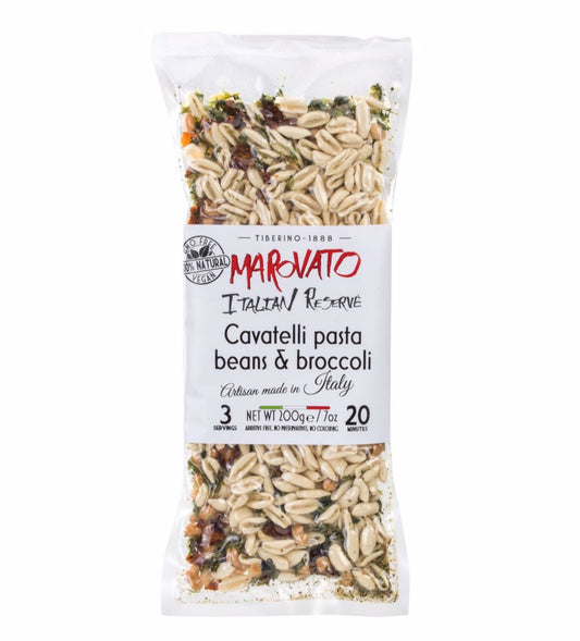 Cavatelli Pasta Beans and Broccoli